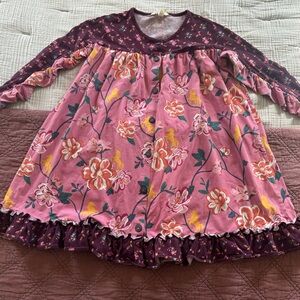 Matilda Jane Pink and Purple Floral Kids Tunic